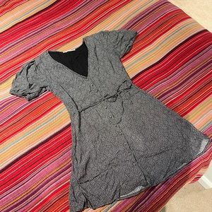 Abercrombie Mini Dress with Blue Flower Print